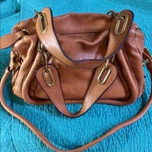 Chloe Paratay Leather Satchel